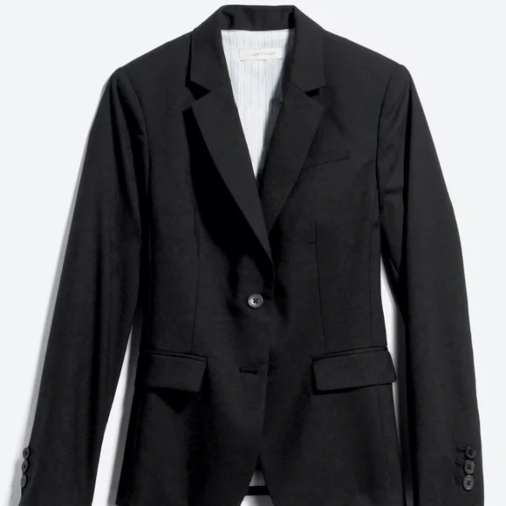 Women's 41 Hawthorn Montgomery Essential Blazer, Black, Size 2